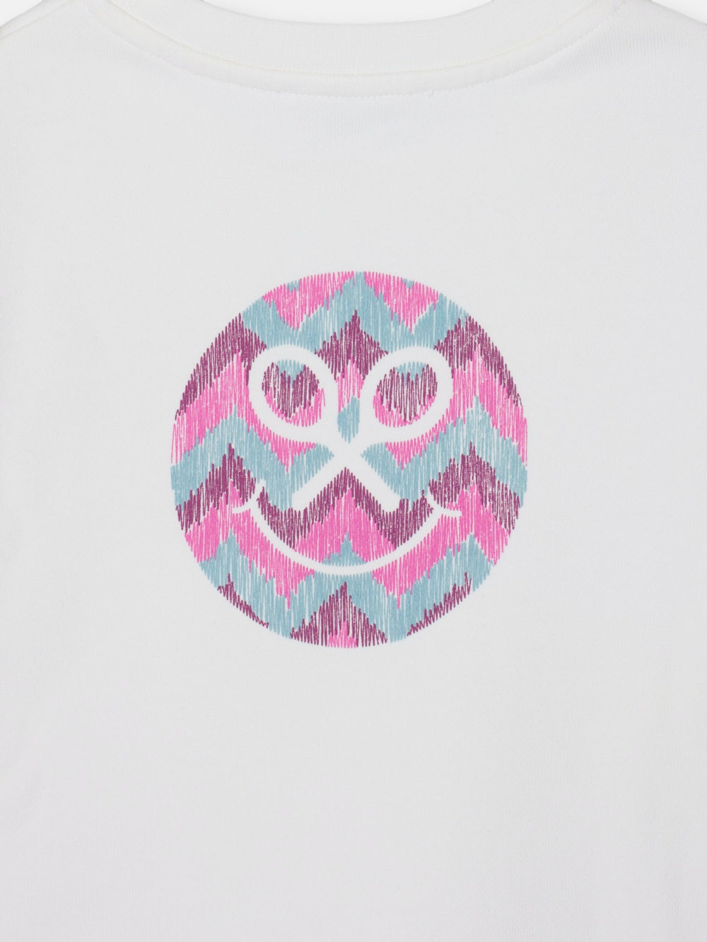 Sudadera girl silbon smile crudo