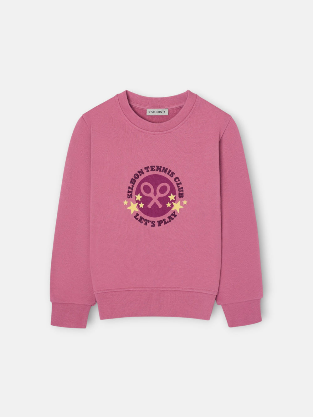 Sudadera girl tennis club rosa
