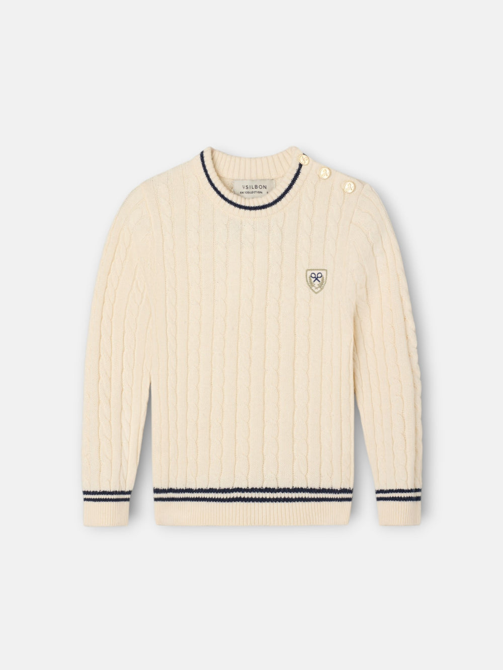 Raw college crest girl sweater