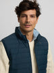 Navy blue padded vest