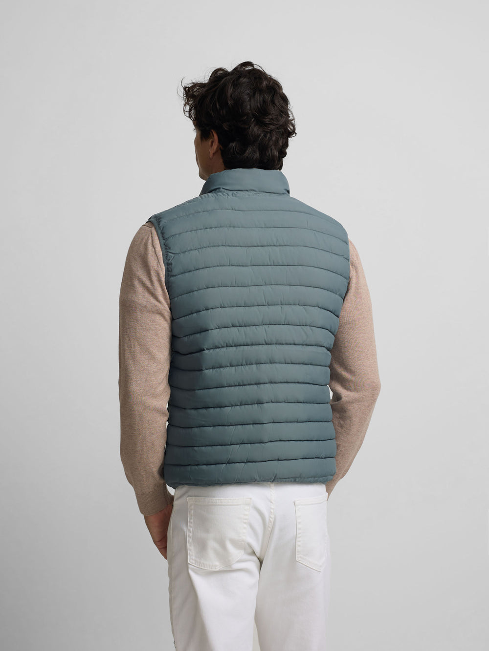 Chaleco padded verde oscuro