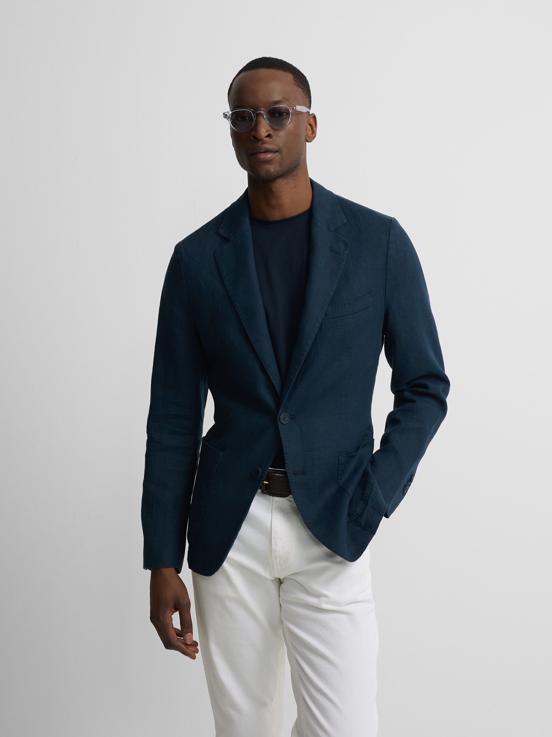 Veste confort bleu marine