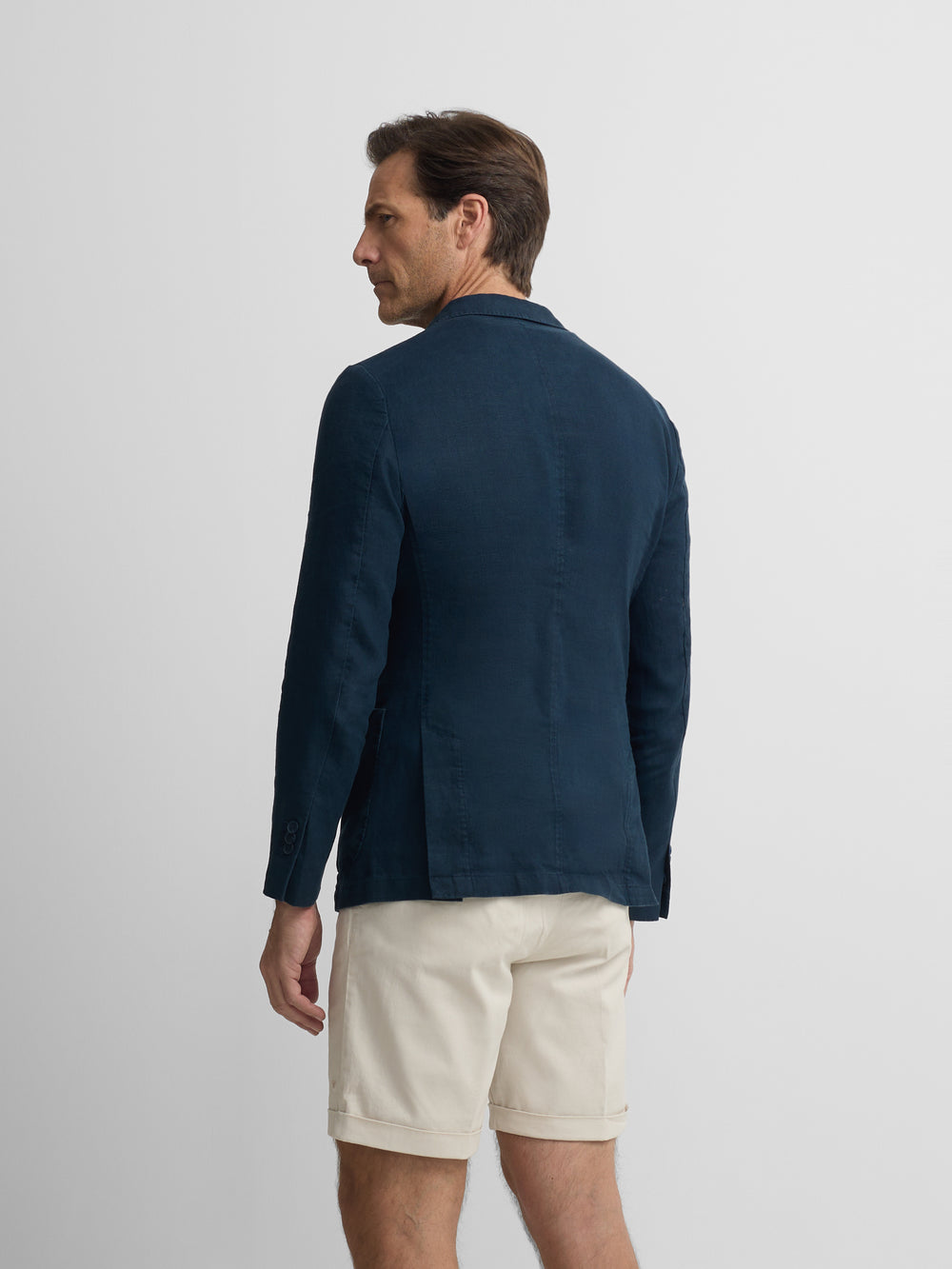 Americana cruzada comfort azul navy
