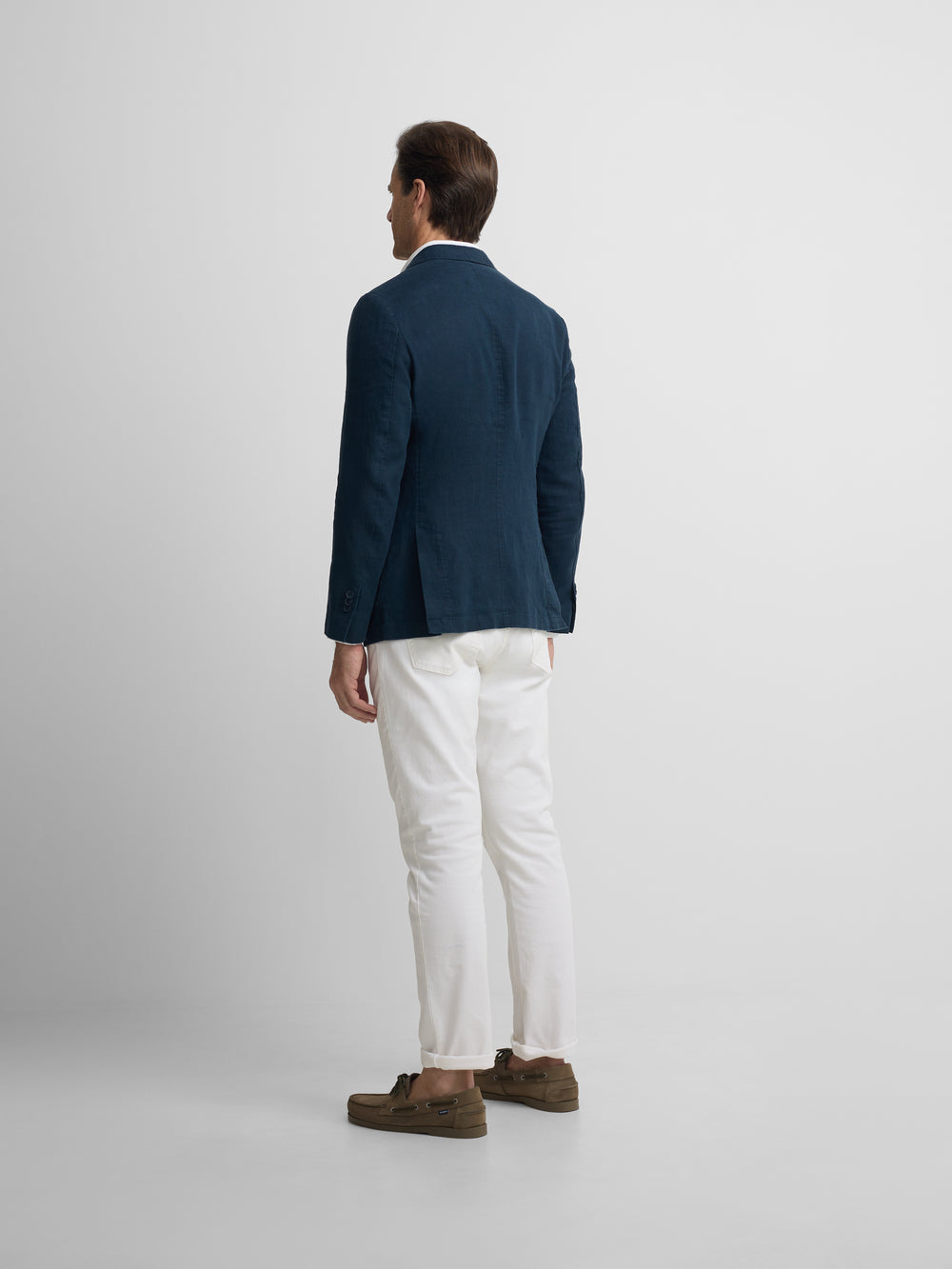 Americana cruzada comfort azul navy