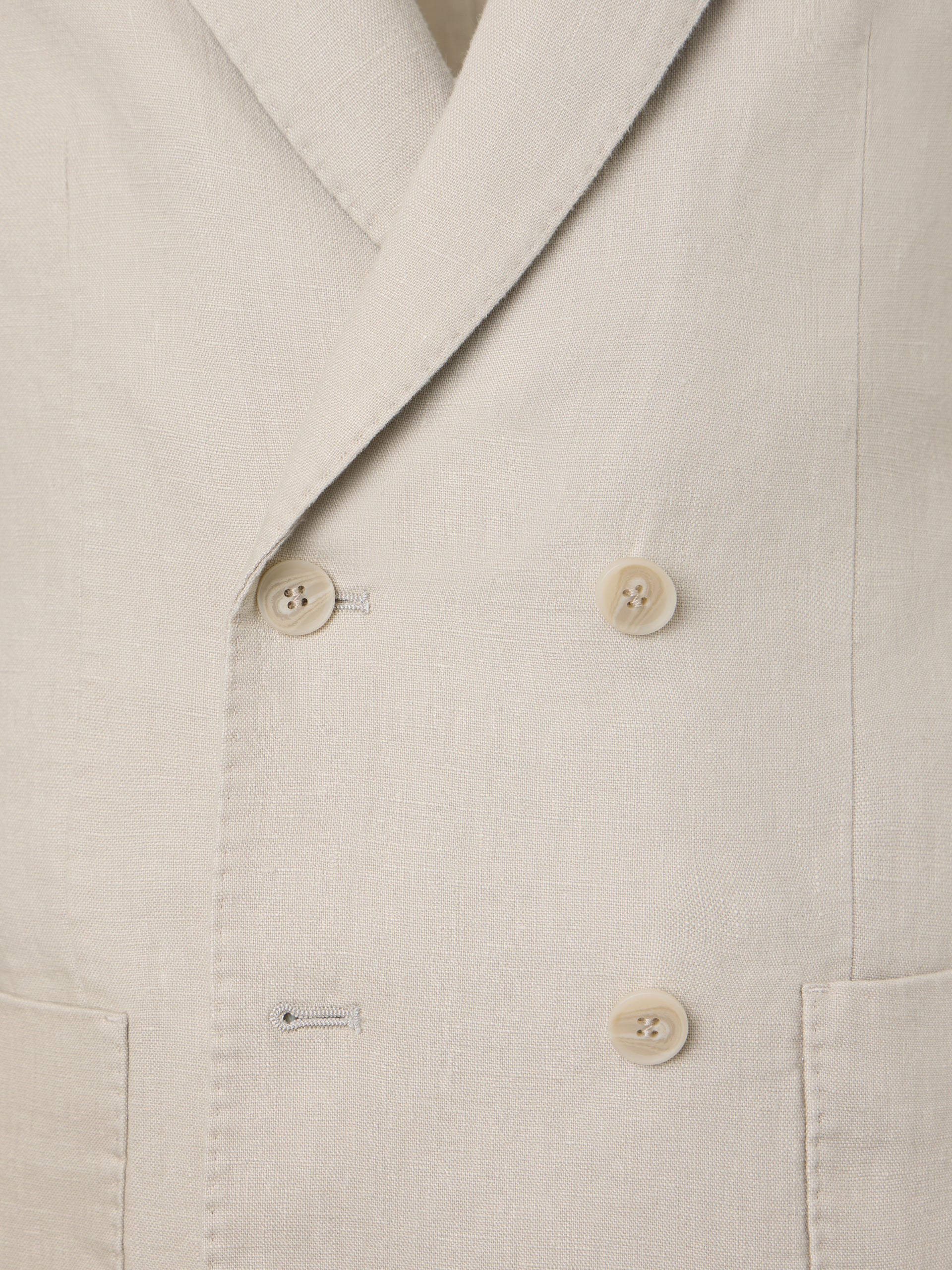Blazer cruzado comfort bege