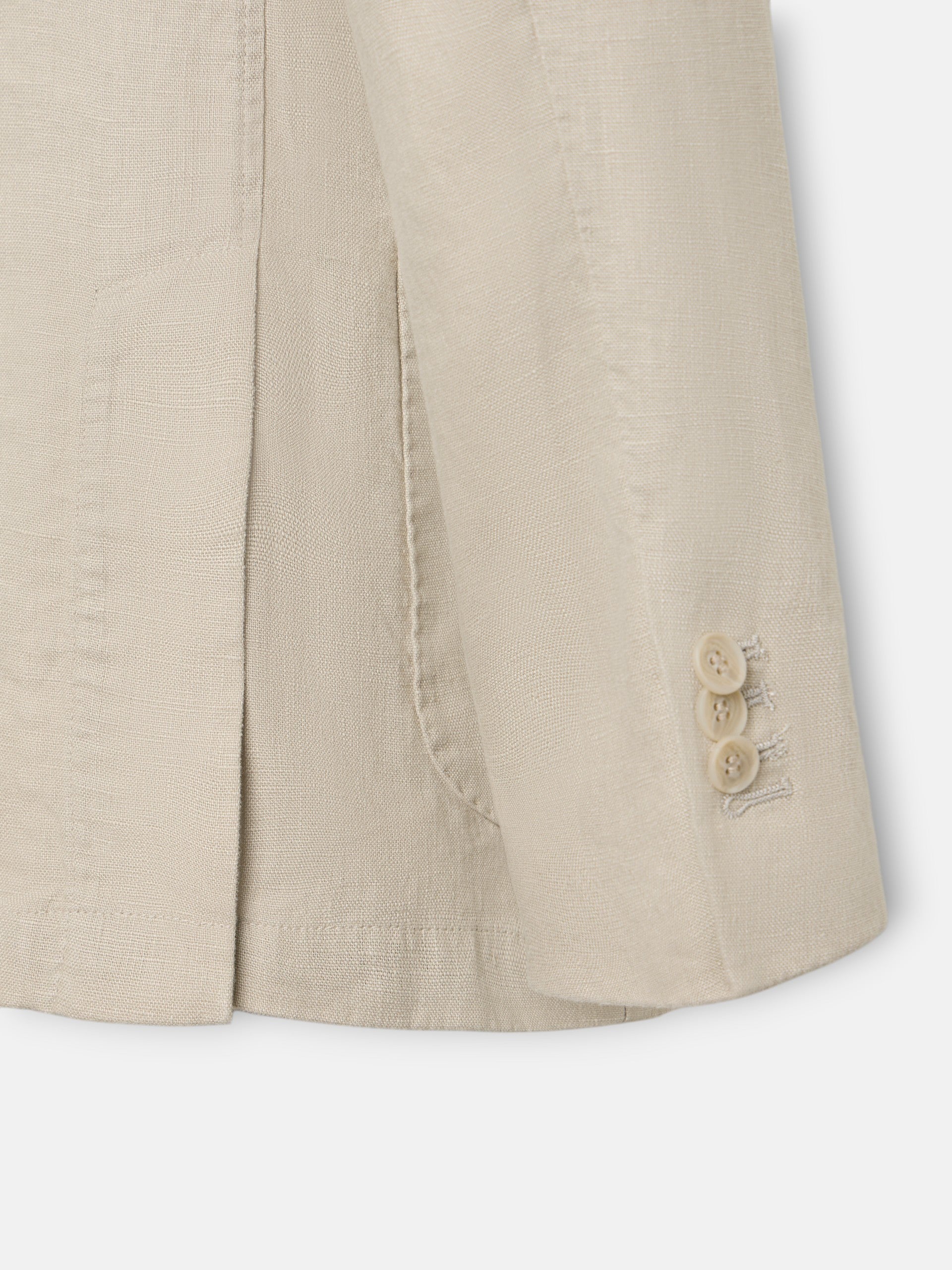 Blazer cruzado comfort bege