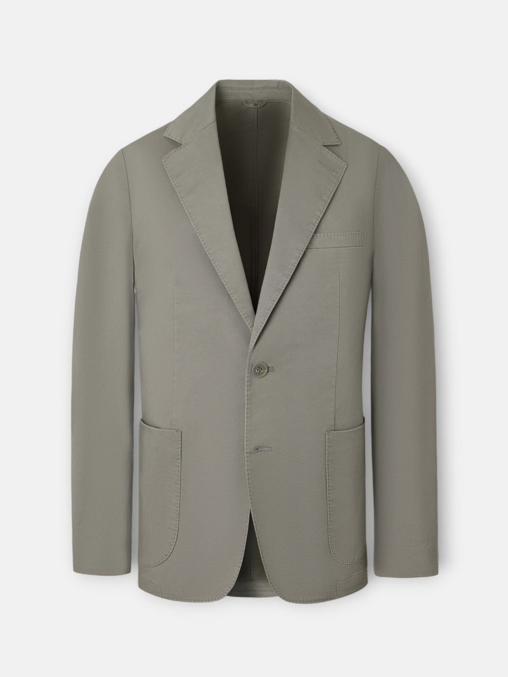 Veste décontractée vert gris