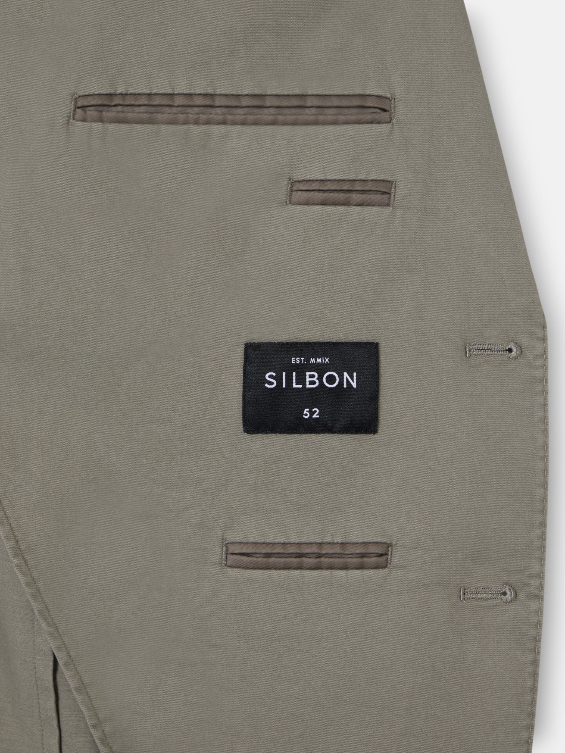 Veste décontractée vert gris