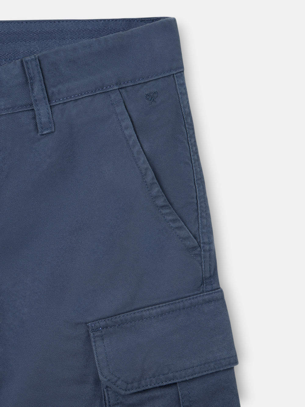 Bermuda cargo bleu indigo