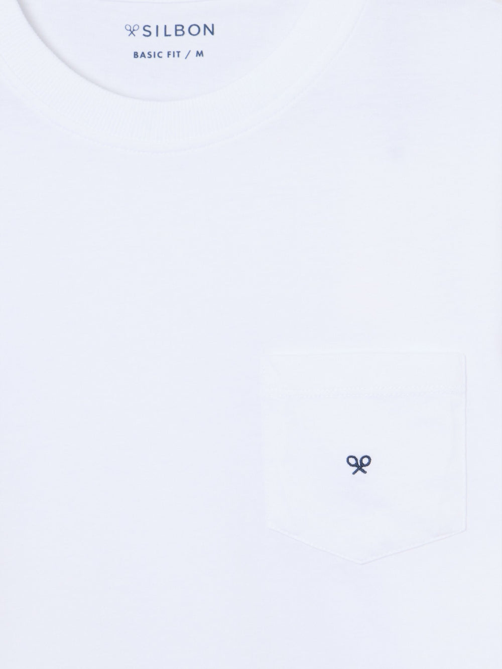 Camiseta clasica bolsillo minilogo blanca