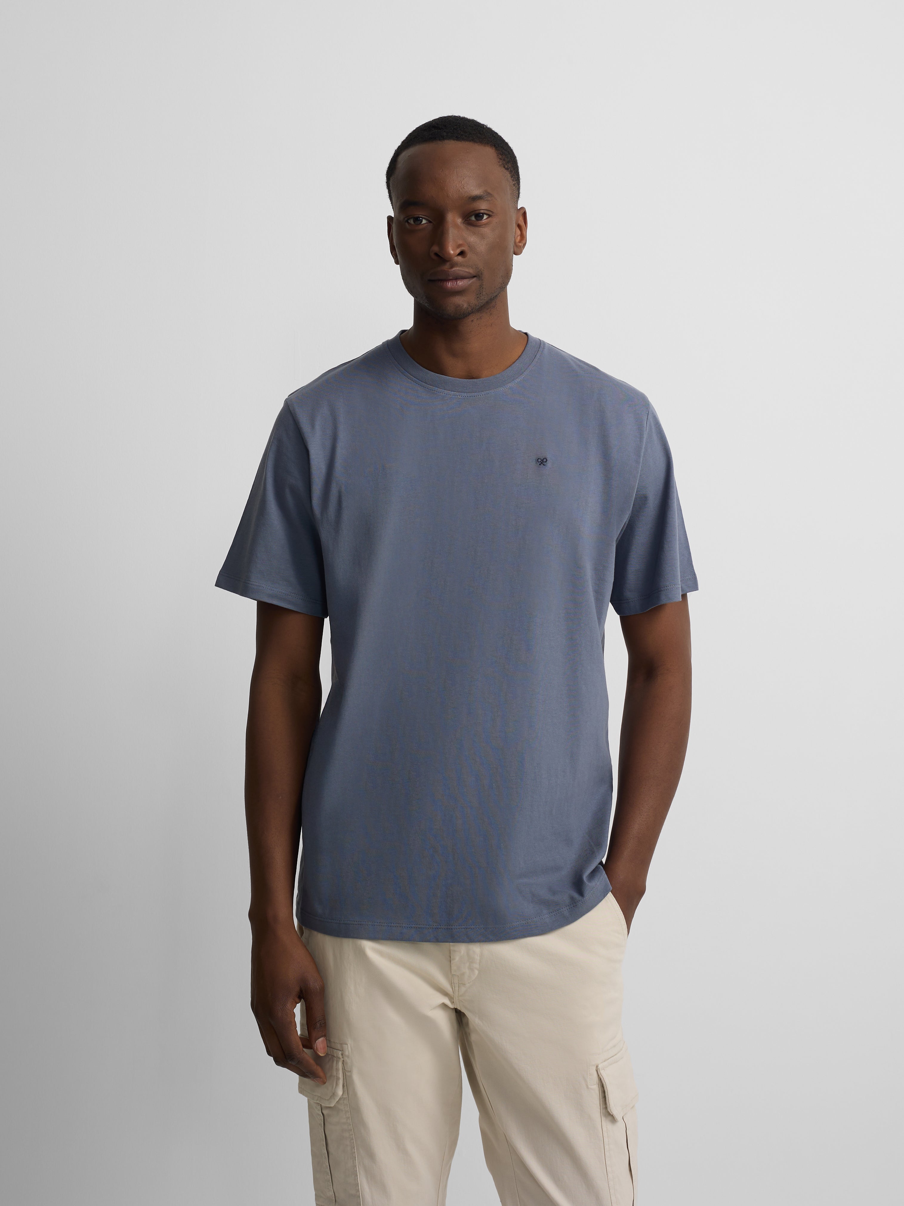 Medium blue mini logo t-shirt