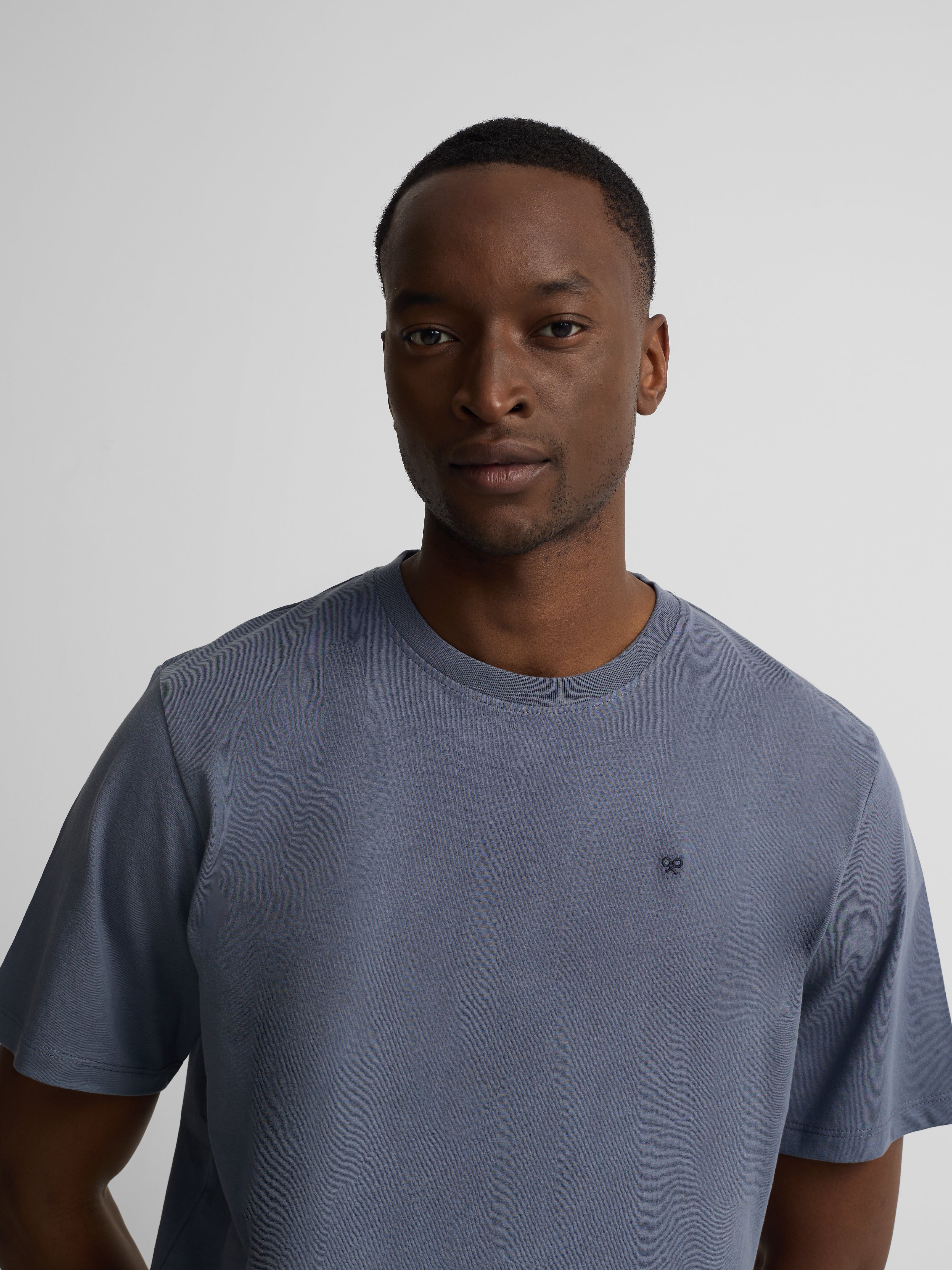 Medium blue mini logo t-shirt