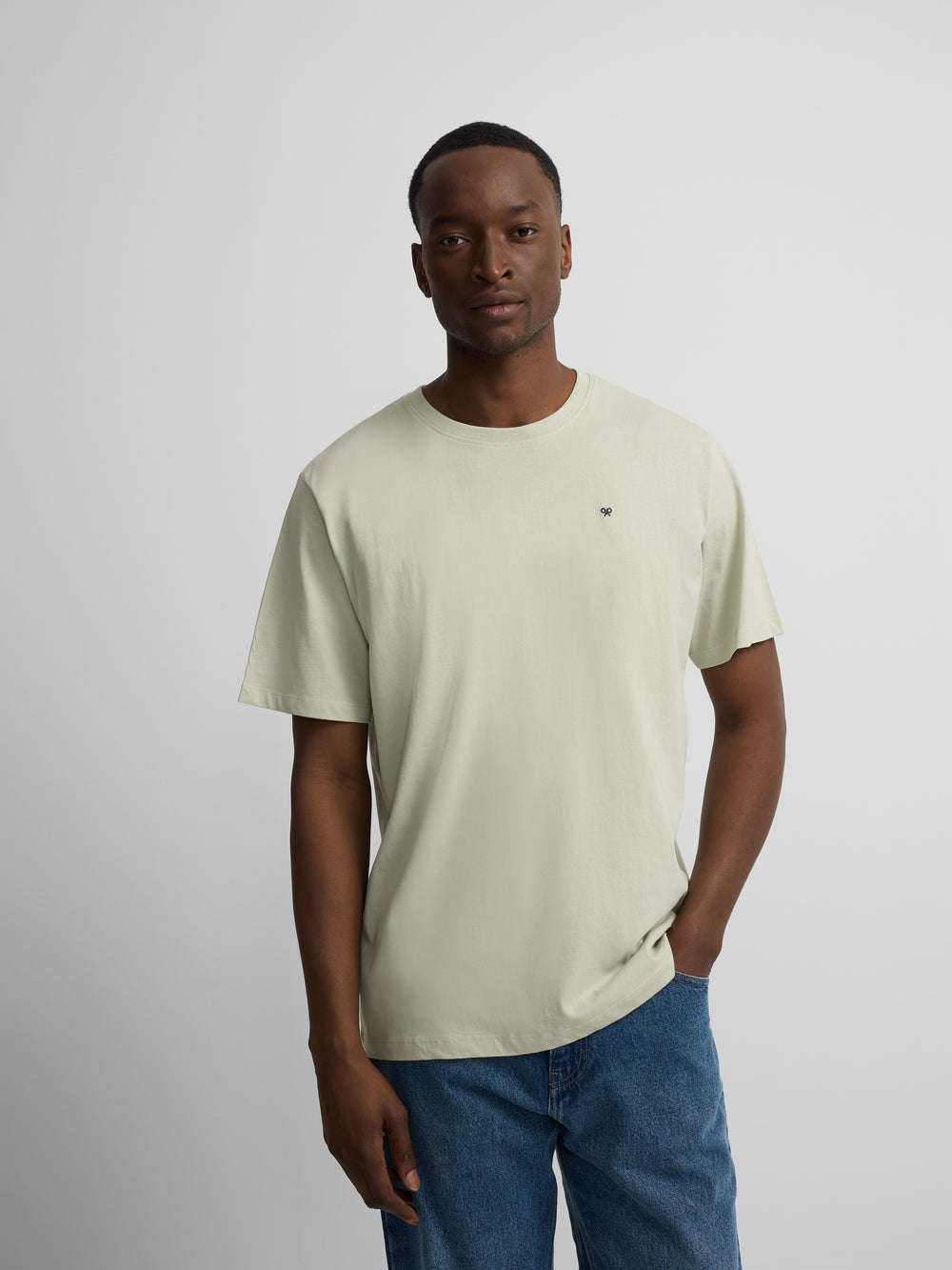 Light green mini logo t-shirt
