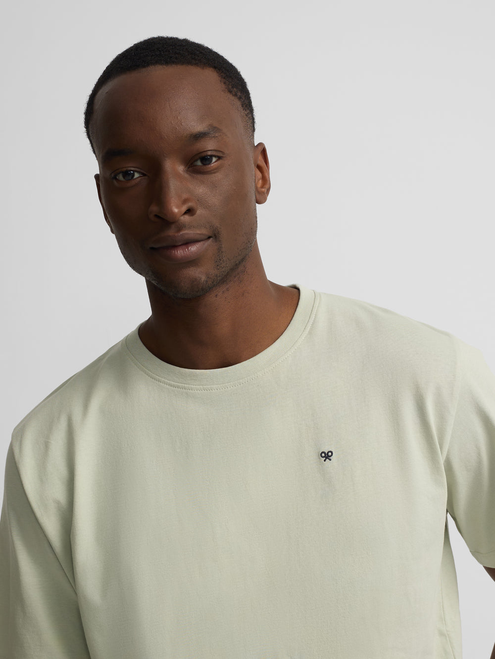 Light green mini logo t-shirt