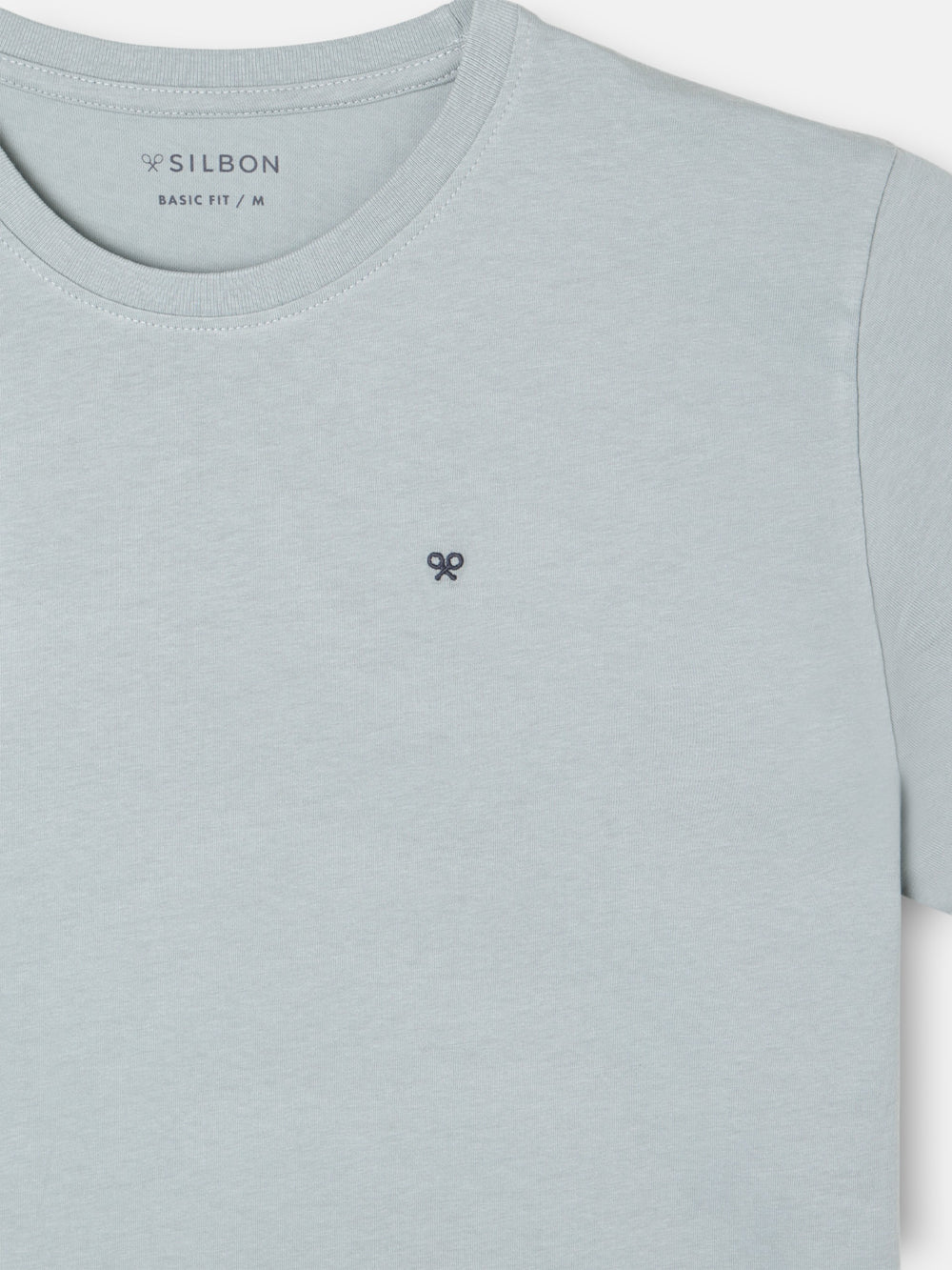 Camiseta minilogo verde gris