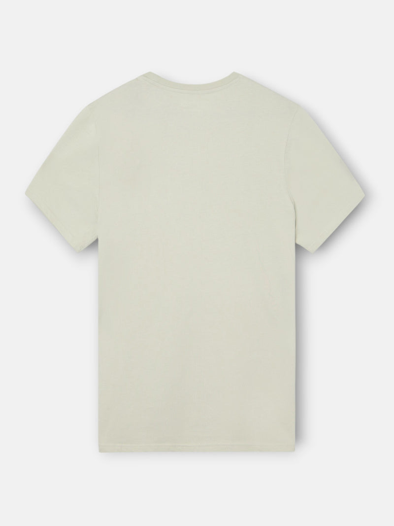 Light green half racket t-shirt