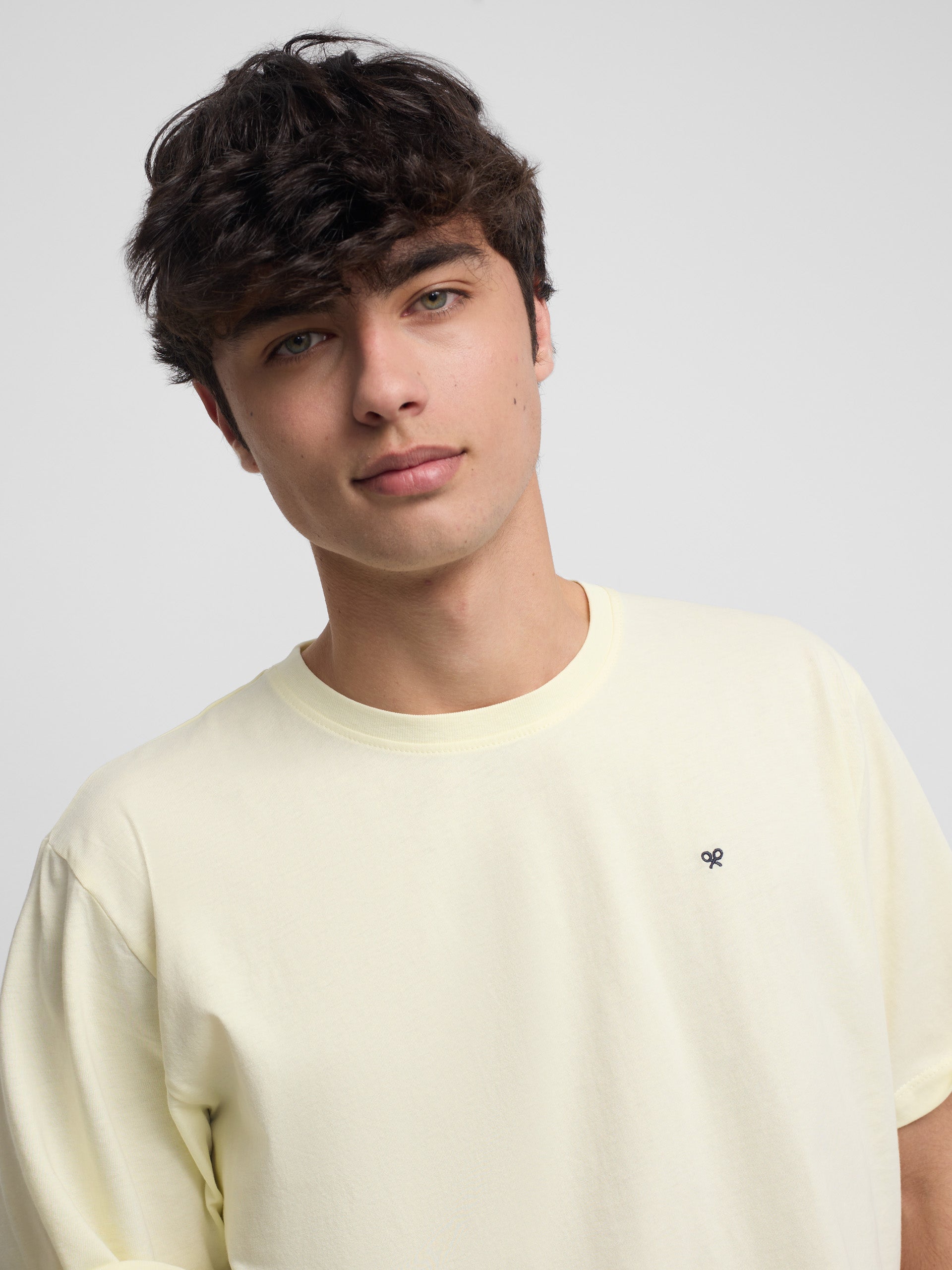 T-shirt minilogo jaune