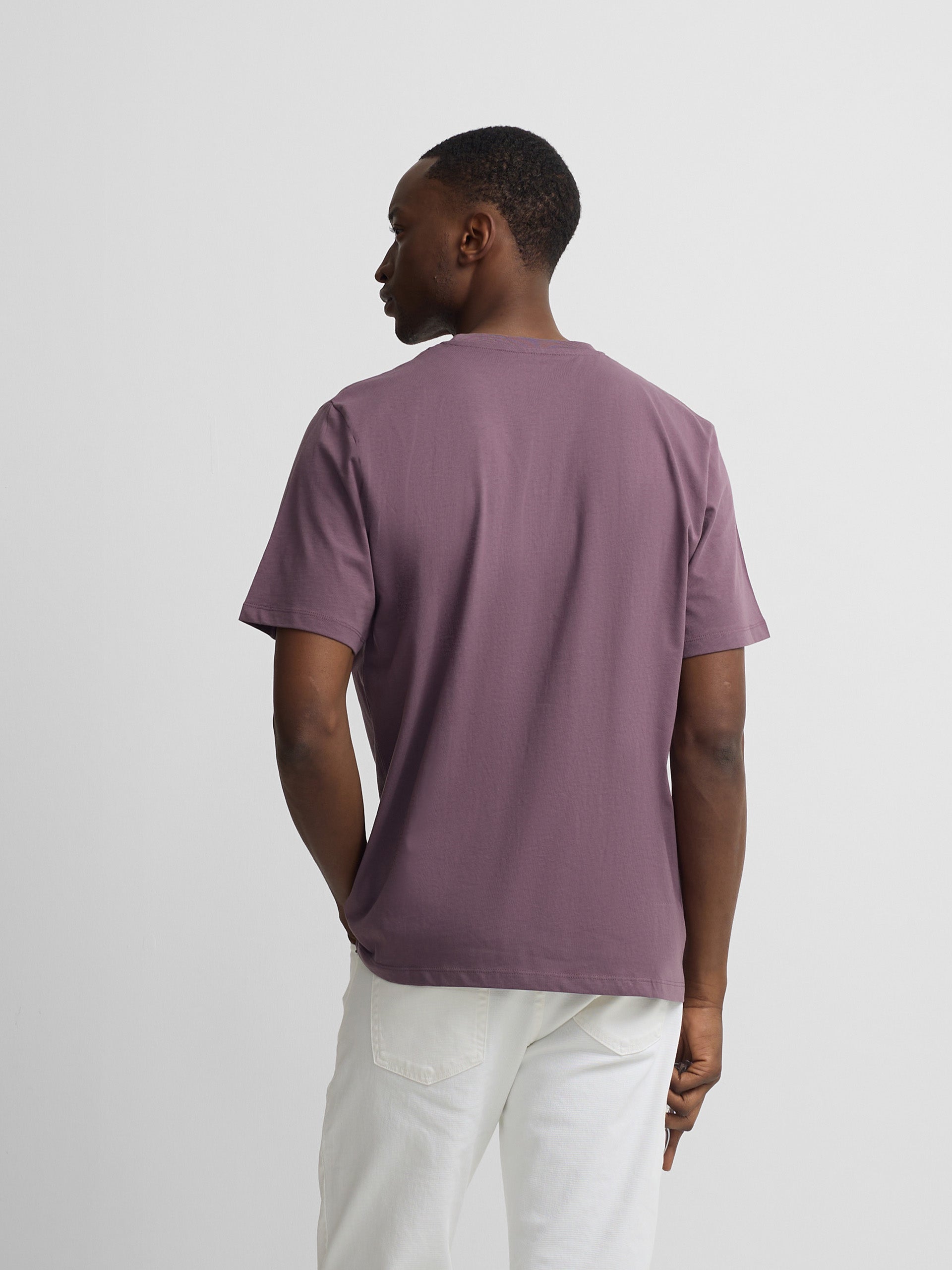 Burgundy minilogo t-shirt