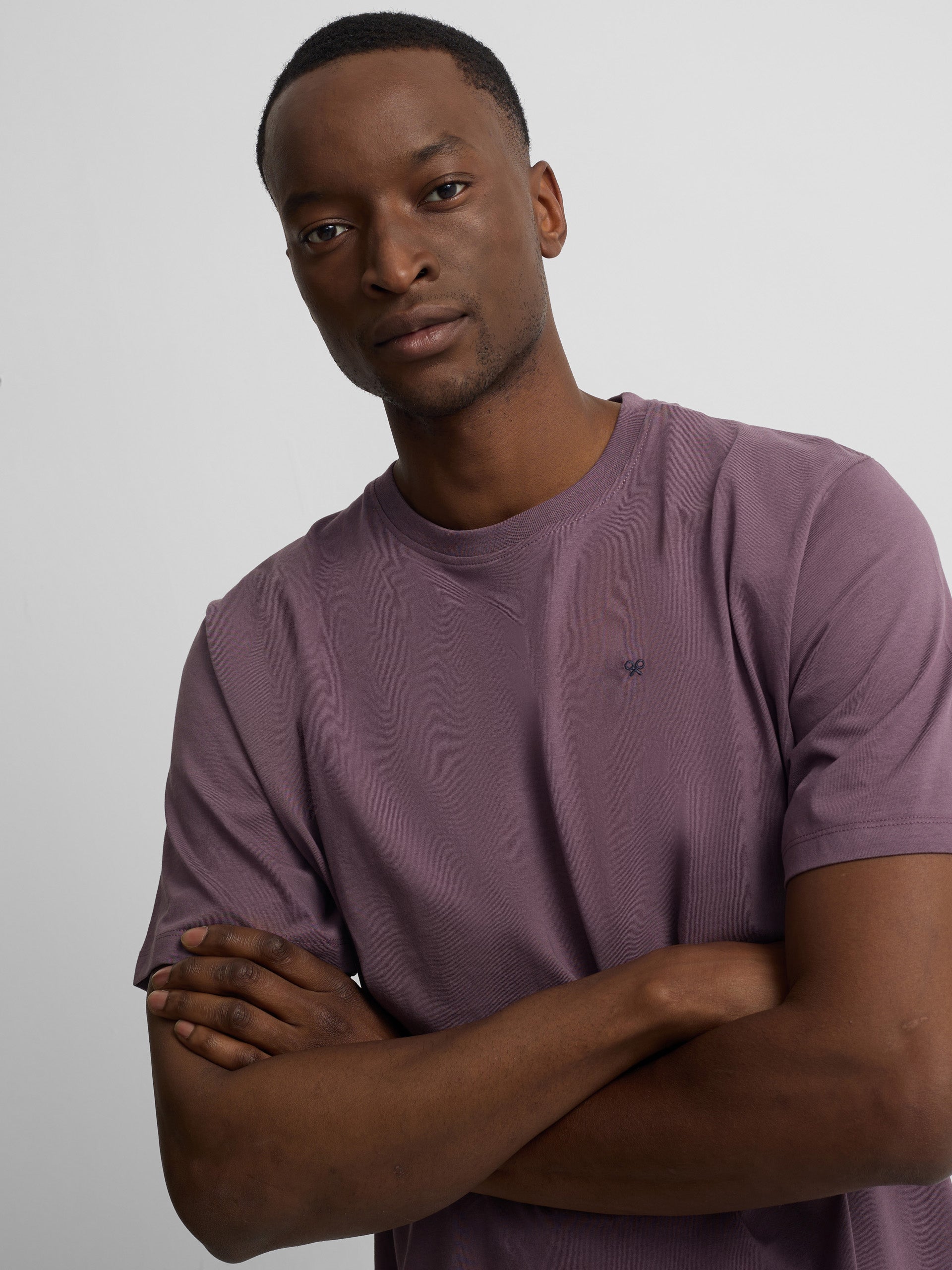 Burgundy minilogo t-shirt