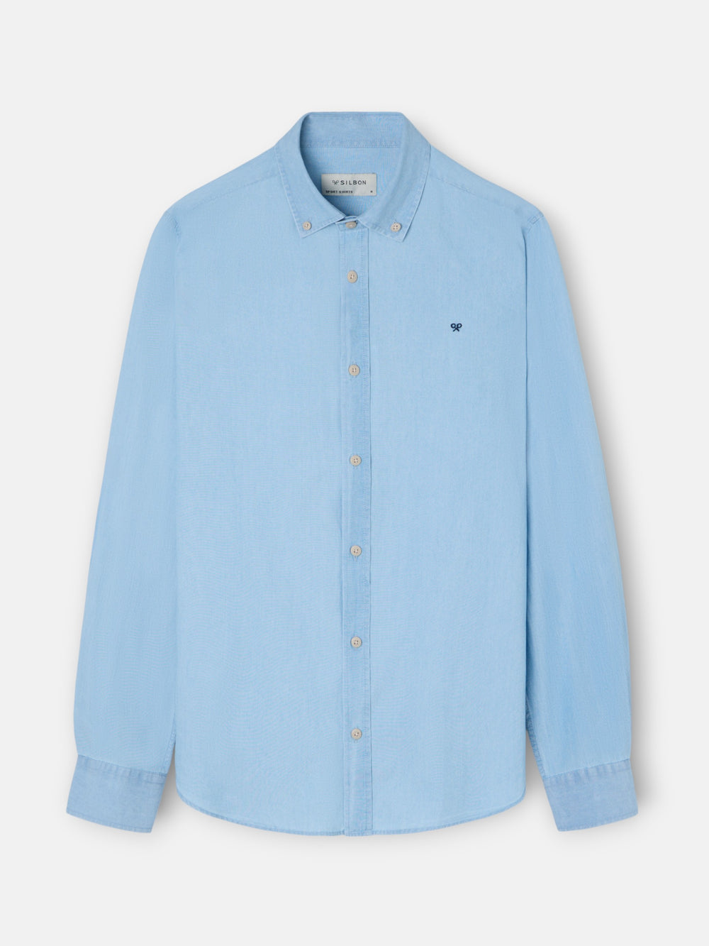 Chemise sport en denim bleu clair