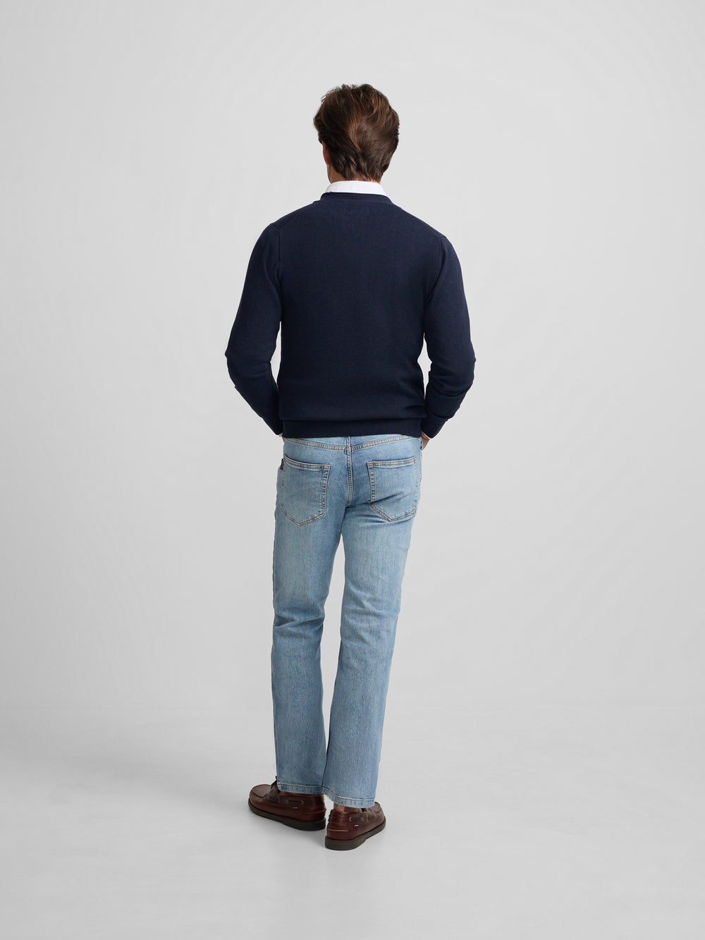 Navy blue button cardigan
