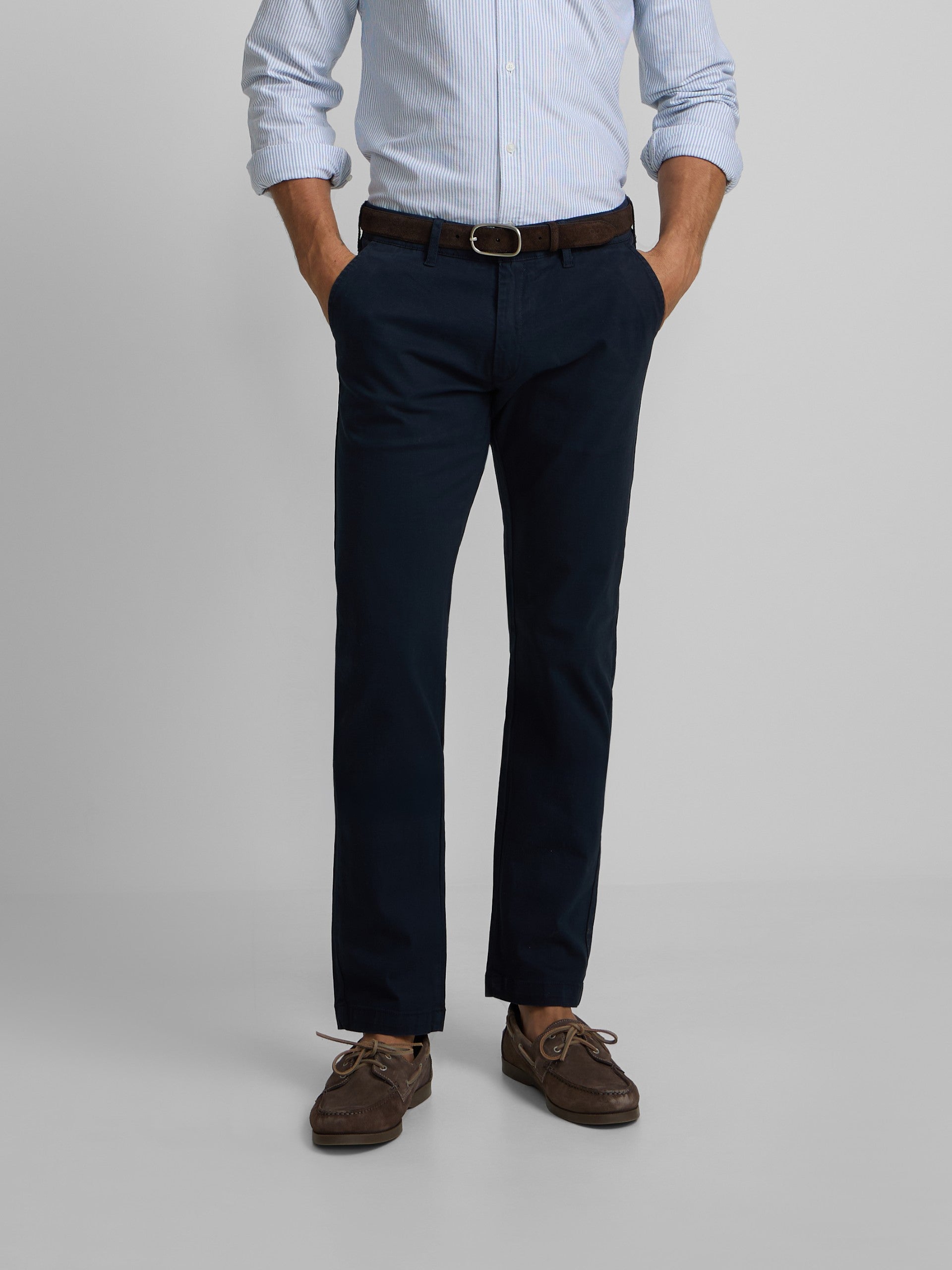 Pantalon chino sport bleu marine