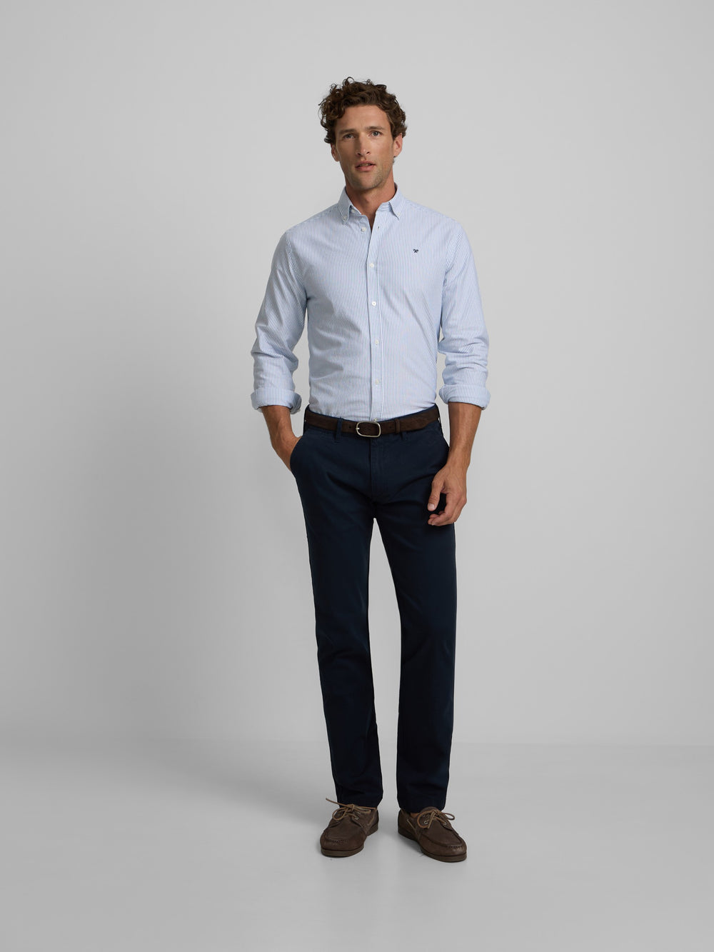 Pantalon sport chino azul navy