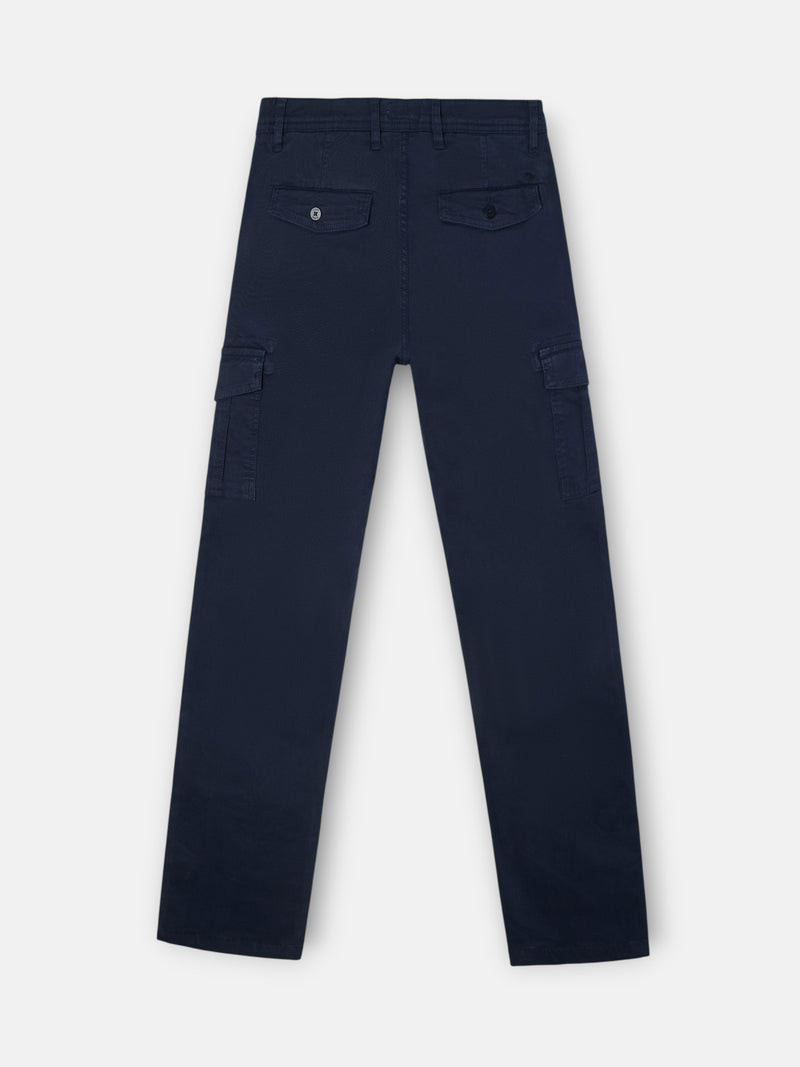 pantalon cargo bleu marine