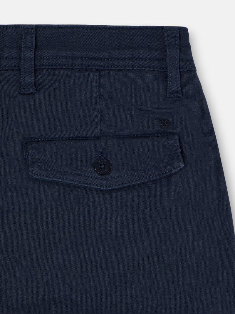 pantalon cargo bleu marine