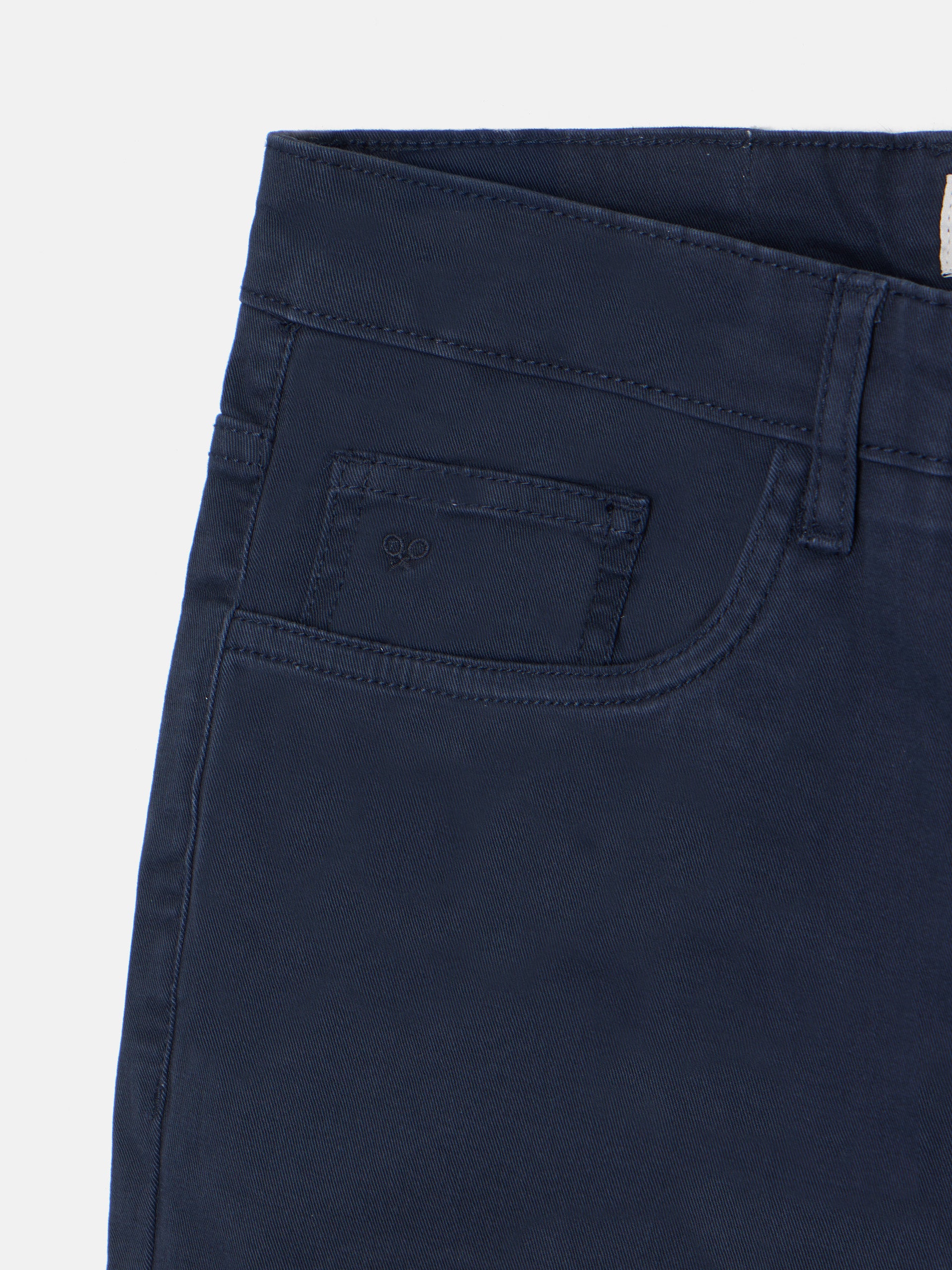 Calças desportivas cinco bolsos azul navy