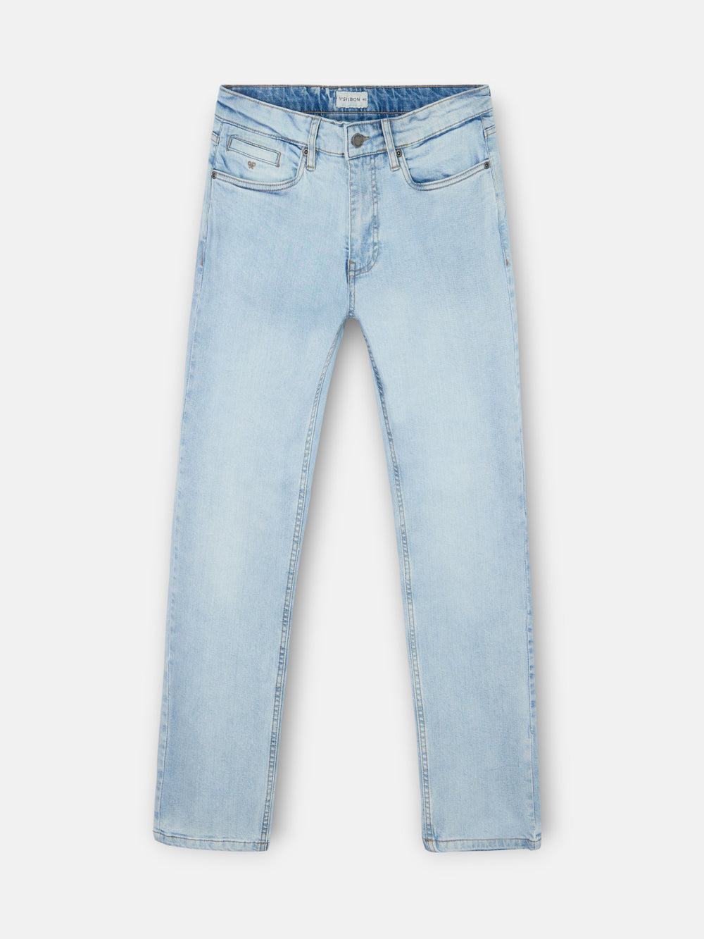 Pantalon sport denim azul claro