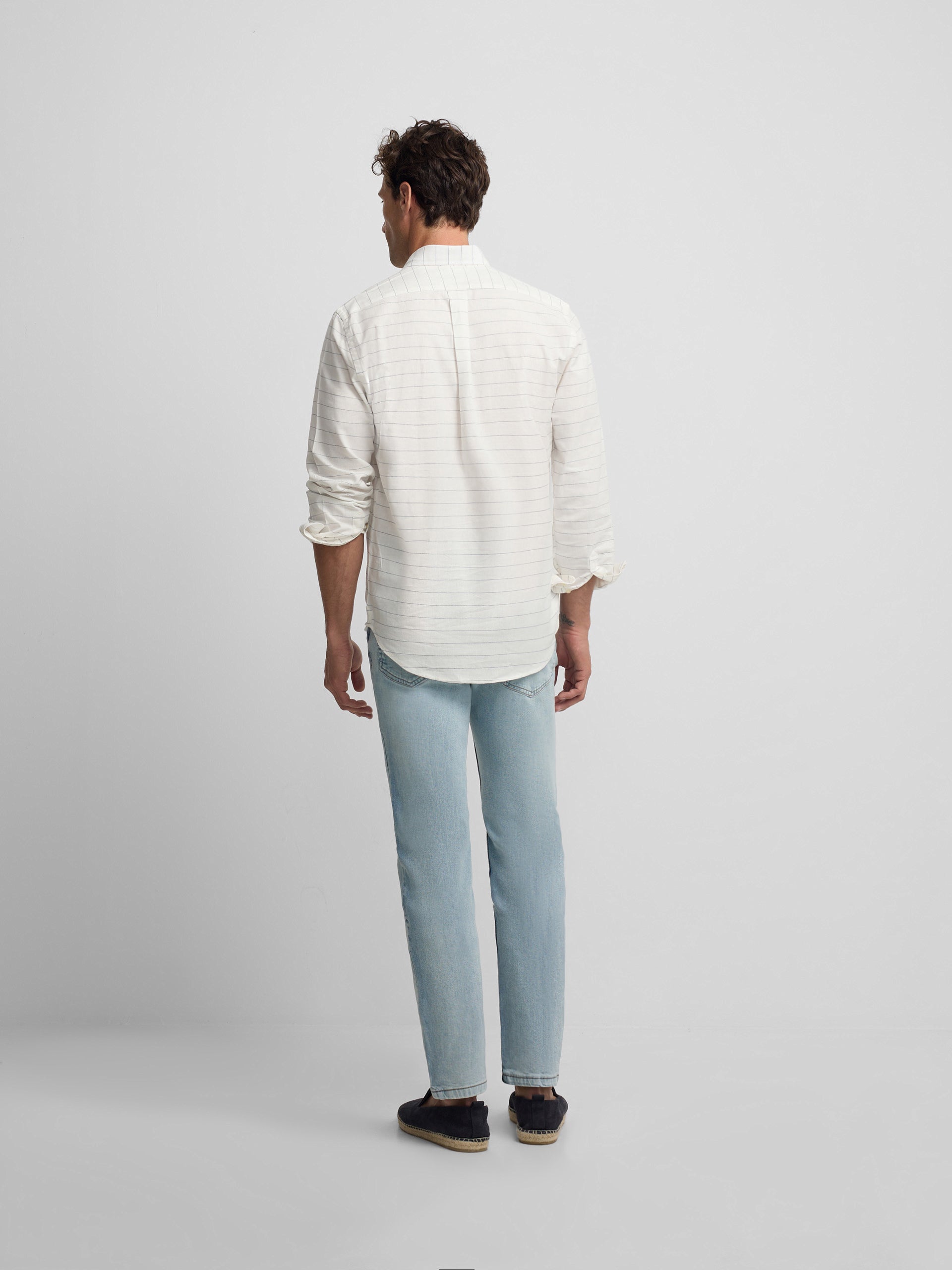 Pantalon sport denim azul claro