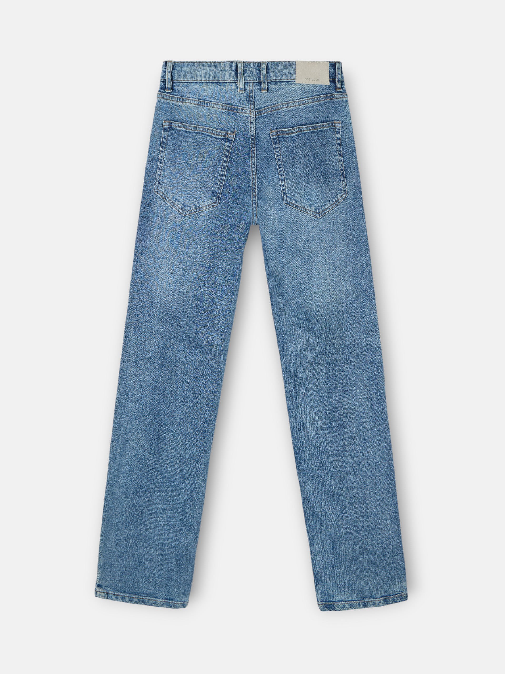 Pantalon sport denim azul medio