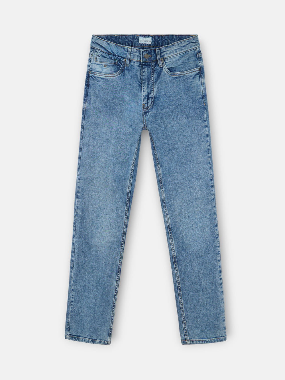 Pantalon sport denim azul medio