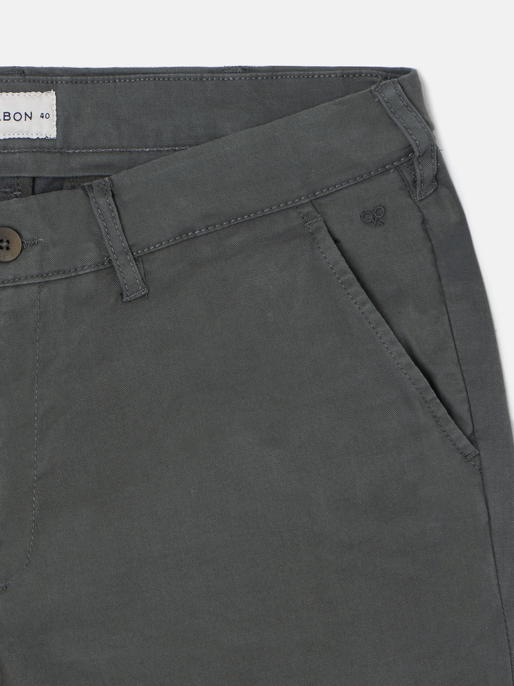 Pantalon sport chino verde oscuro