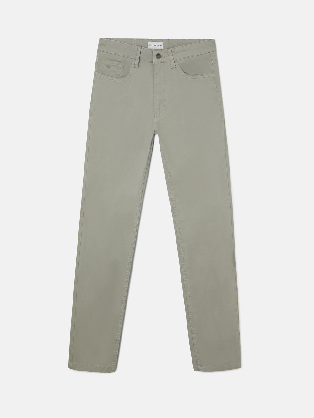 Pantalon sport cinco bolsillos verde medio