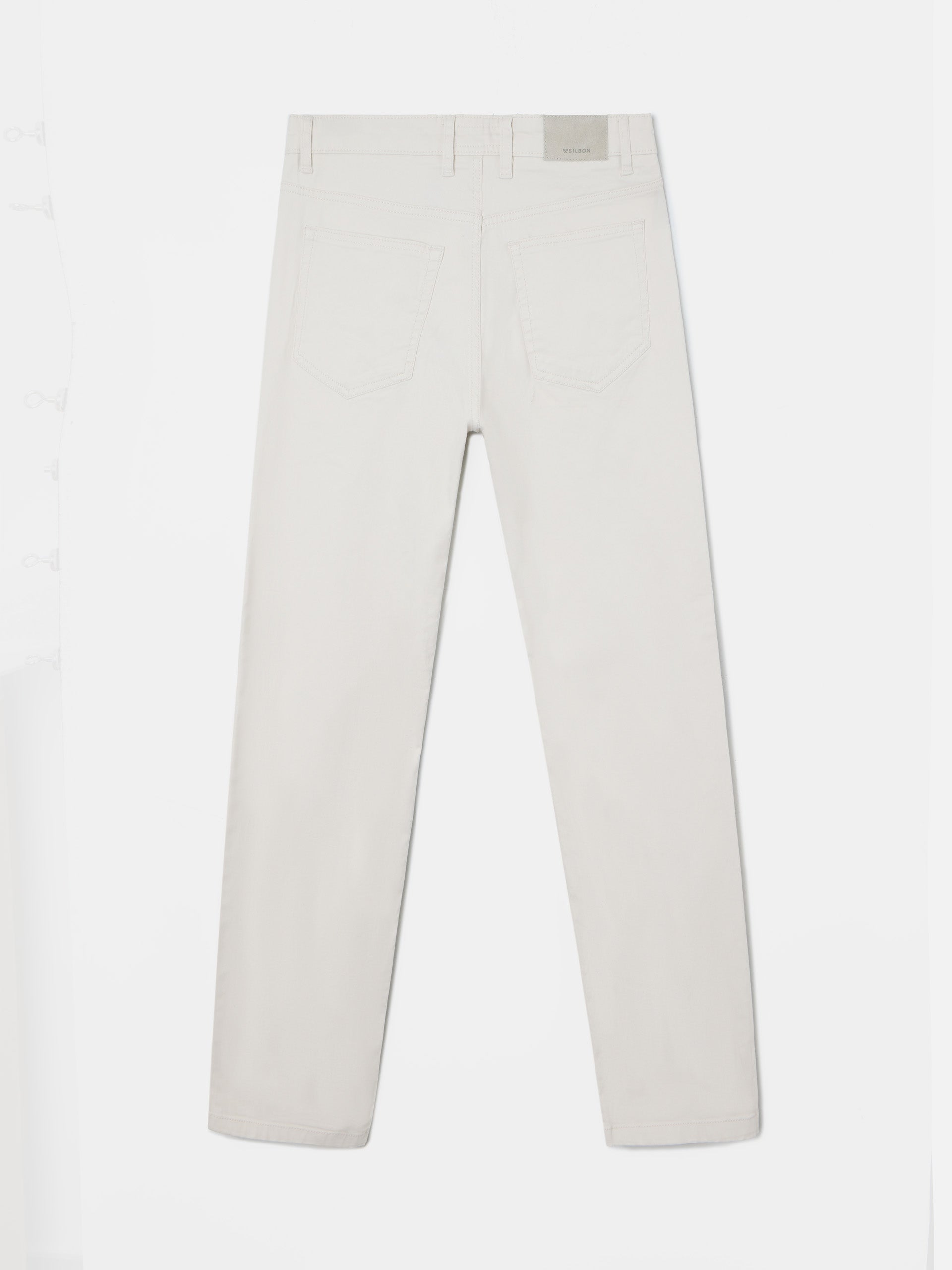 Pantalon sport cinco bolsillos piedra
