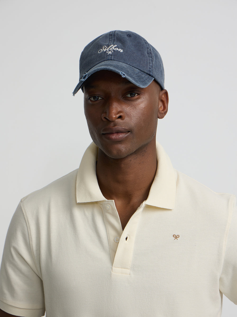 Polo clasico liso crema
