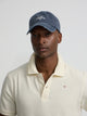 Casquette Silbon style denim bleu