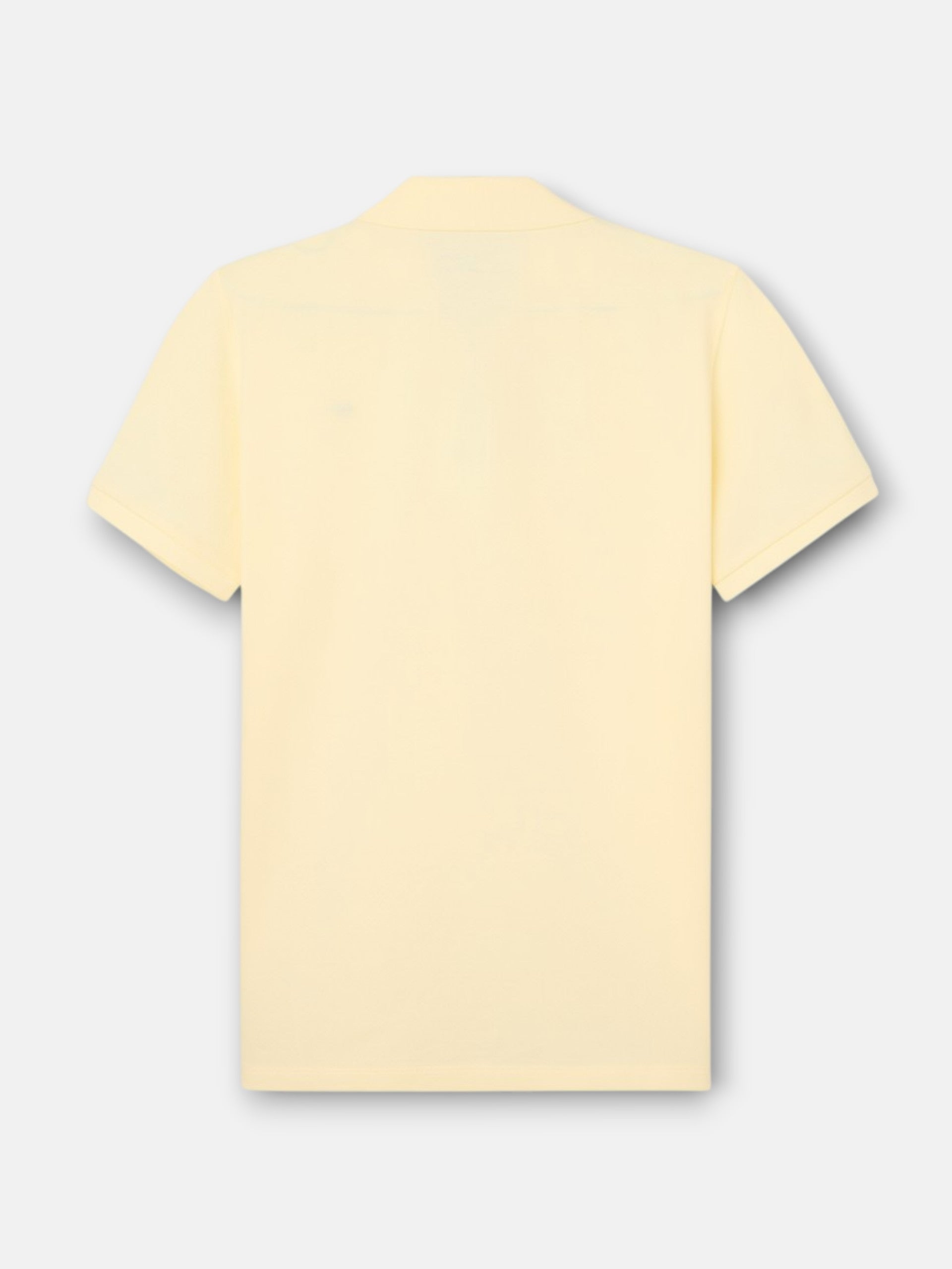 Classic plain yellow polo