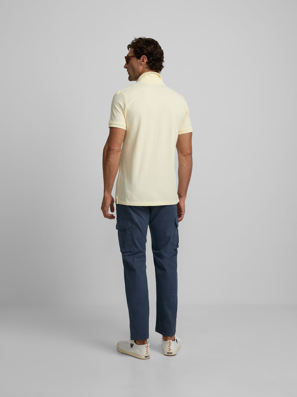 Polo clasico liso amarillo