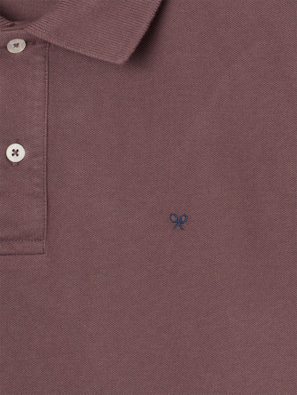 Polo clasico liso burdeos claro