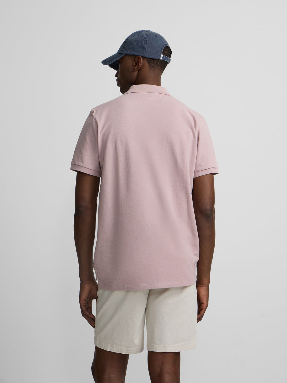 Polo clasico liso rosa