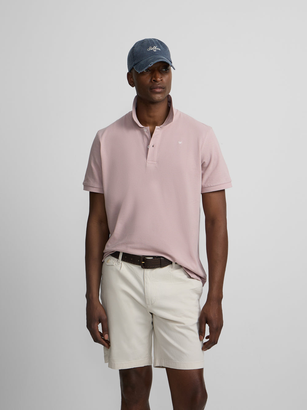 Polo clasico liso rosa