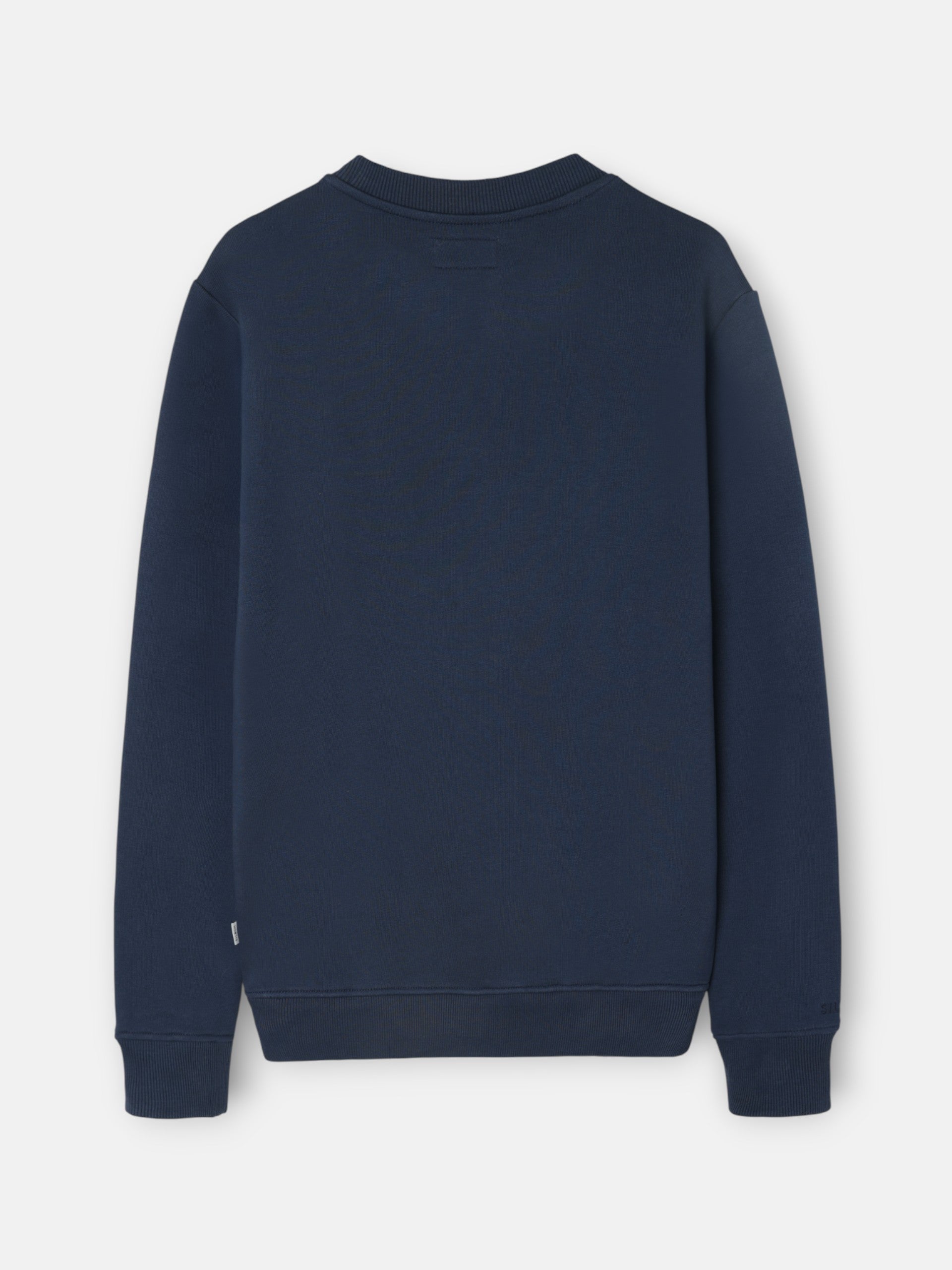 Sudadera Silbon minilogo rizo azul marino