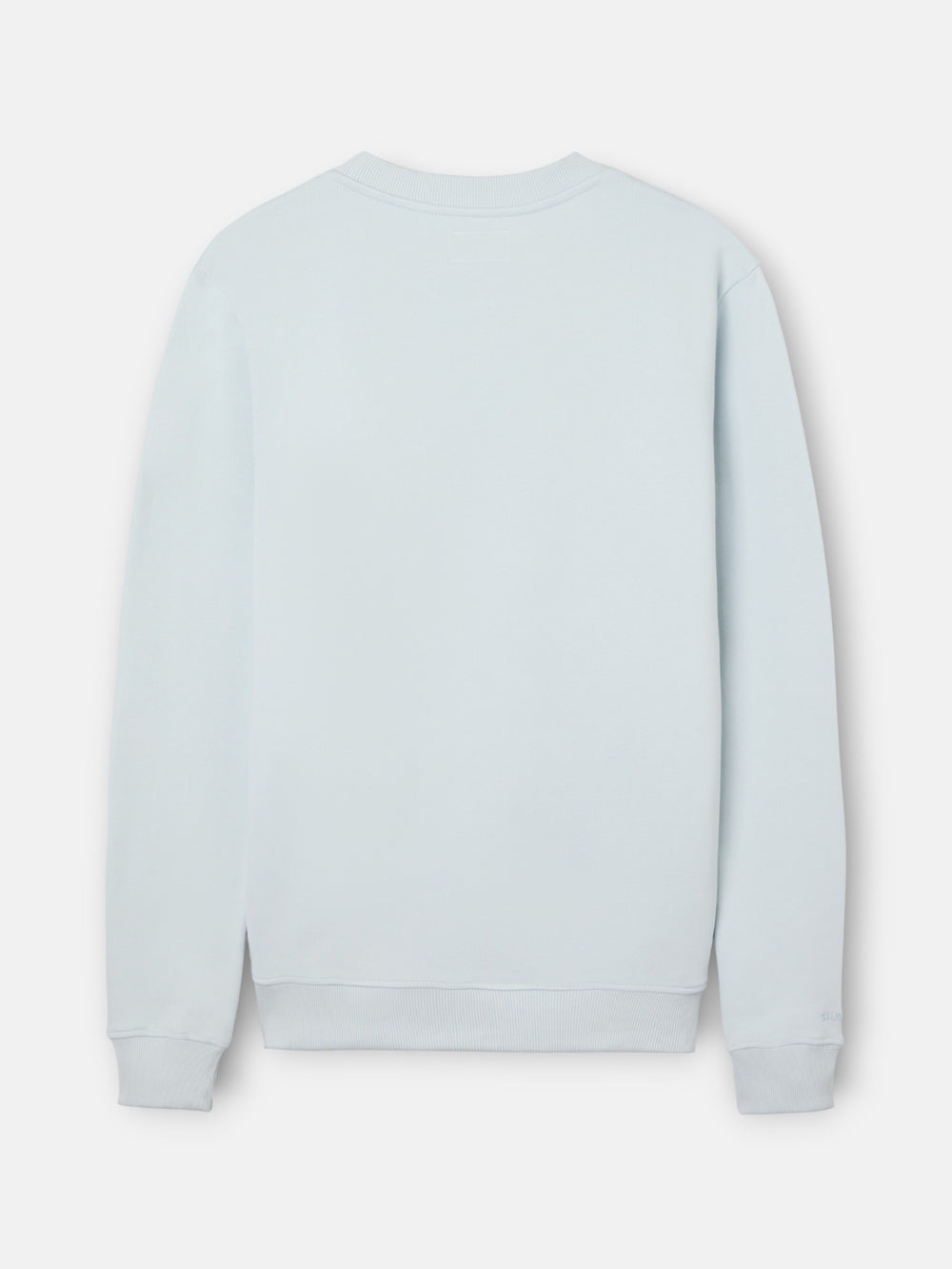 Sudadera Silbon minilogo rizo verde gris