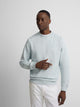 Sudadera Silbon minilogo rizo verde gris