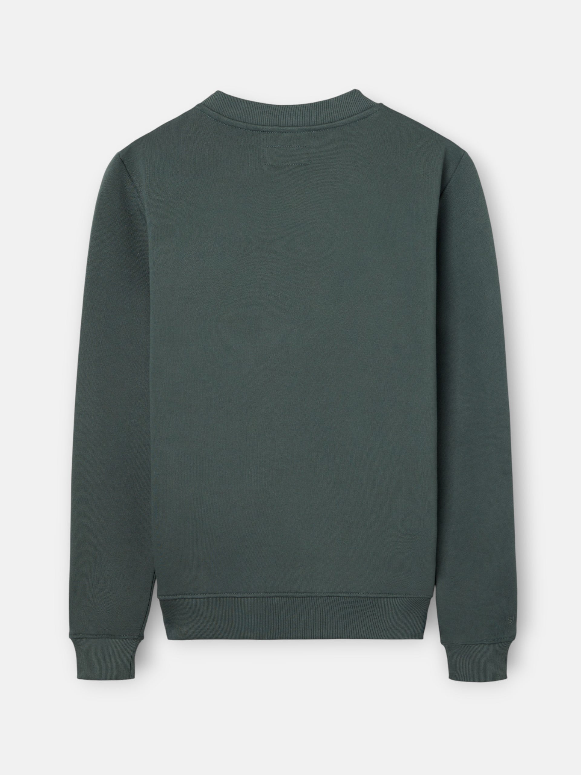 Silbon sweatshirt with dark green terry mini logo