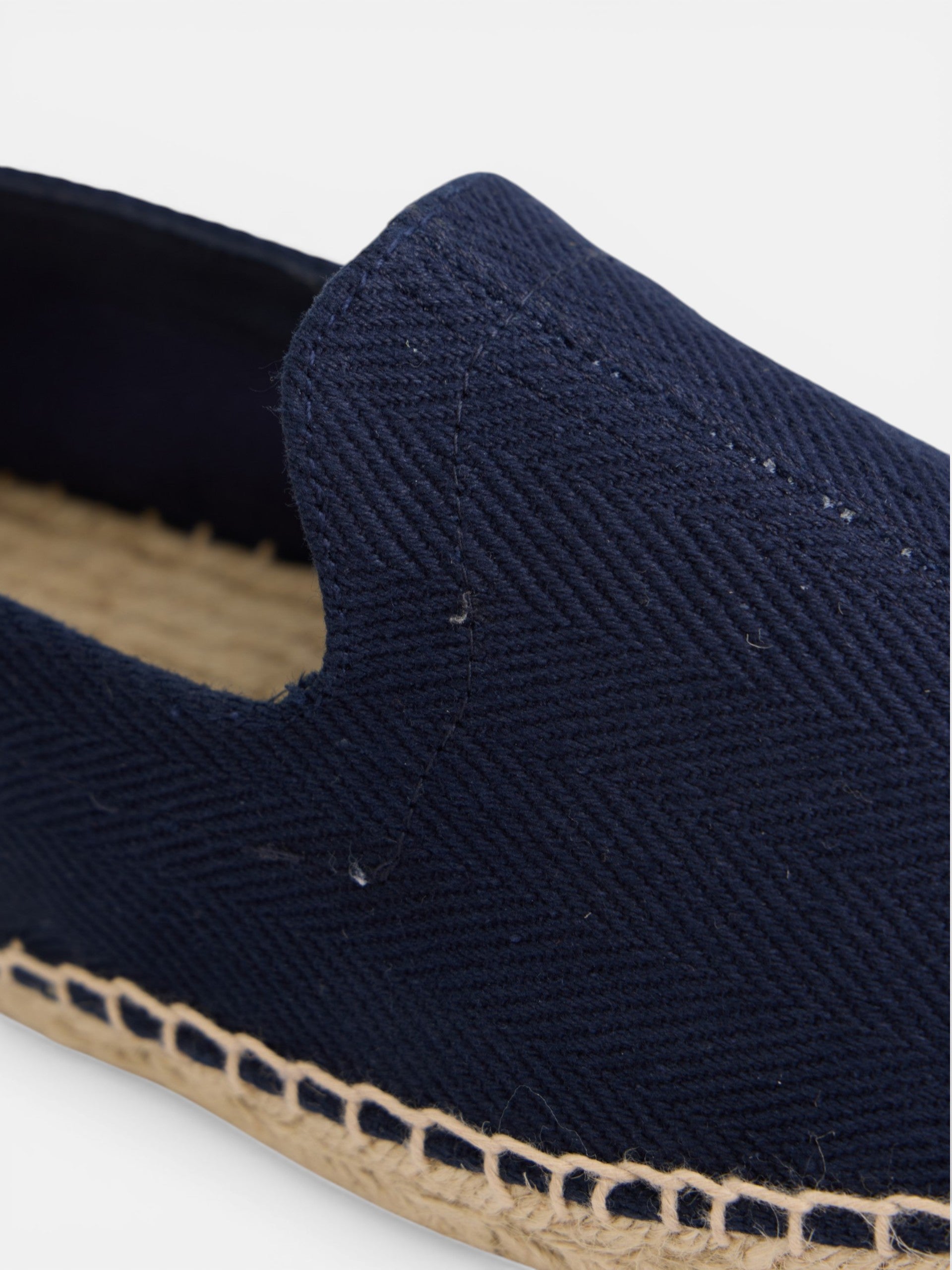 Espadrille mini-patch bleu marine