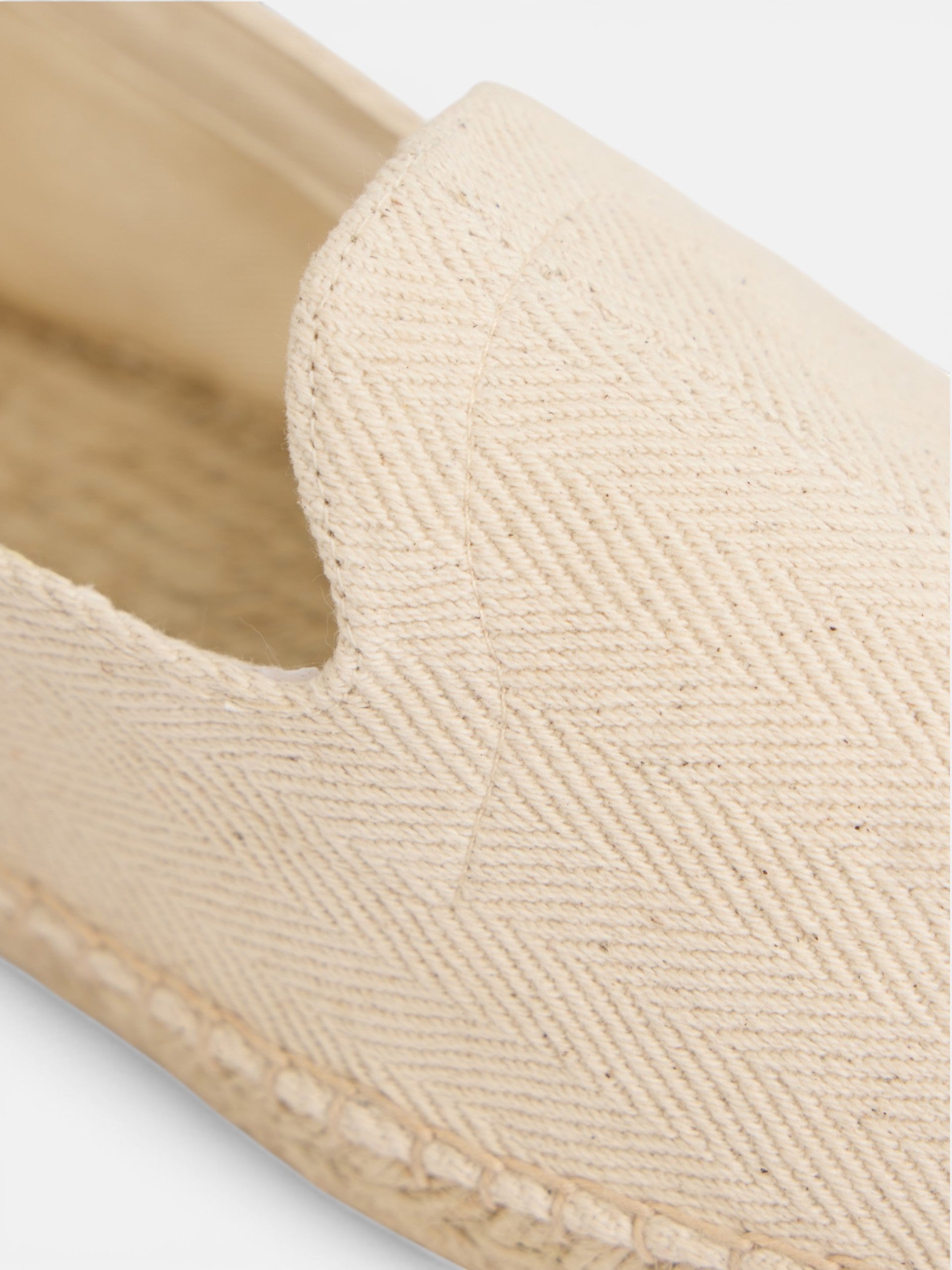 Espadrille mini-patch beige